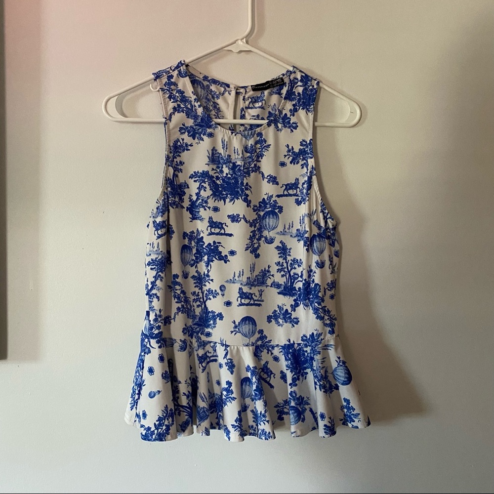 French Pattern Top